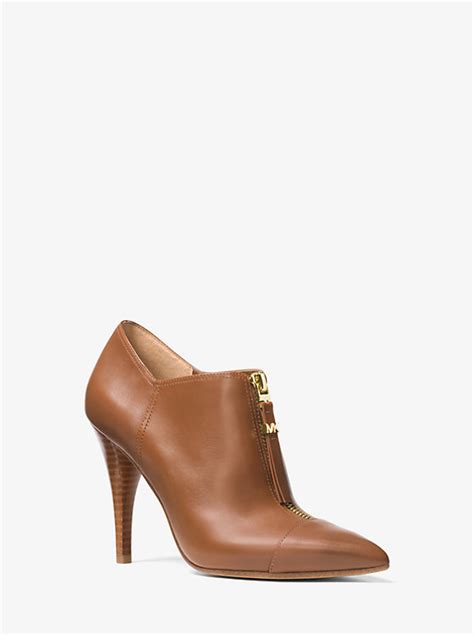 andi leather ankle boot michael kors|MICHAEL Michael Kors Andi Flat Booties .